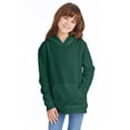 thumbnail image 1 of The Hanes Youth 78 oz EcoSmart 50/50 Pullover Hood - DEEP FOREST - L, 1 of 4