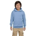thumbnail image 1 of The Hanes Youth 78 oz EcoSmart 50/50 Pullover Hood - LIGHT BLUE - XS, 1 of 2