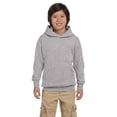 thumbnail image 1 of The Hanes Youth 78 oz EcoSmart 50/50 Pullover Hood - LIGHT STEEL - S, 1 of 2