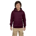 thumbnail image 1 of The Hanes Youth 78 oz EcoSmart 50/50 Pullover Hood - MAROON - S, 1 of 2