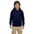 thumbnail image 1 of The Hanes Youth 78 oz EcoSmart 50/50 Pullover Hood - NAVY - XL, 1 of 2