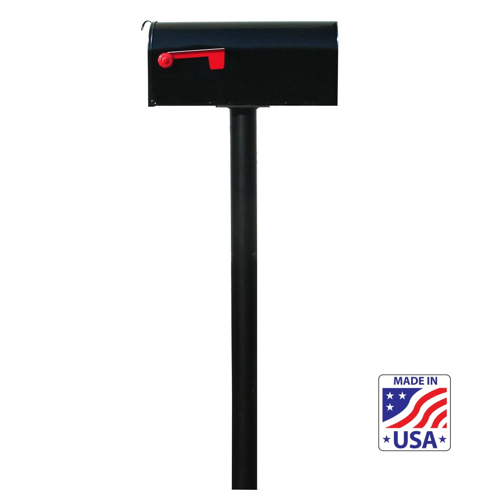 The Hanford SINGLE mailbox post system, Black - HPST1-US-000-E1 ...