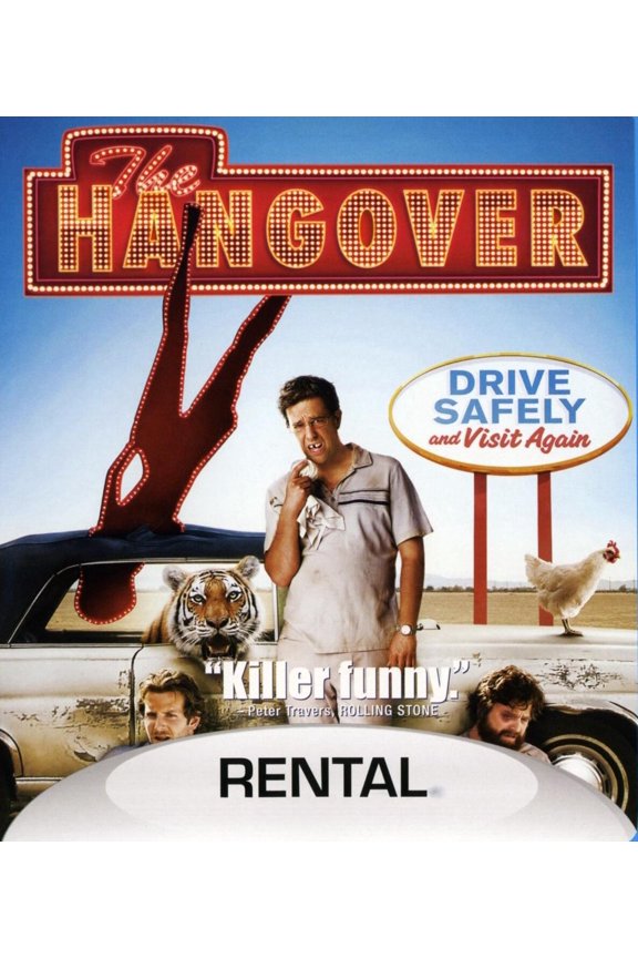 The Hangover (Blu-ray, Rental Exclusive) NEW