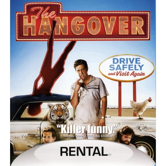 The Hangover (Blu-ray, Rental Exclusive) NEW