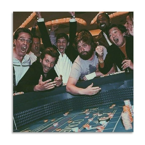 The Hangover Comedy Movie Poster (12) Artworks Canvas Poster Room Aesthetic Wall Art Prints Home Modern Decor