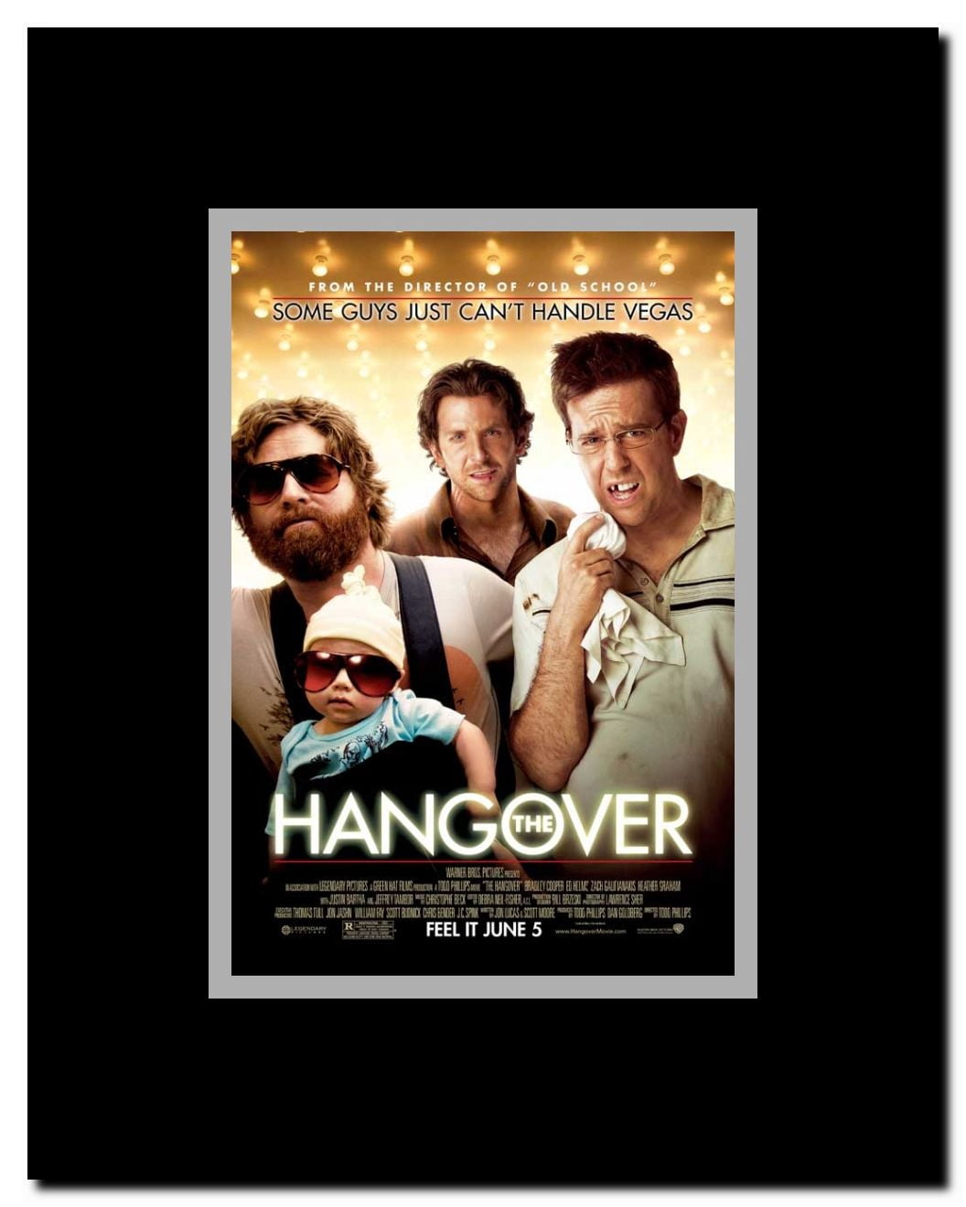 The Hangover Framed Movie Poster