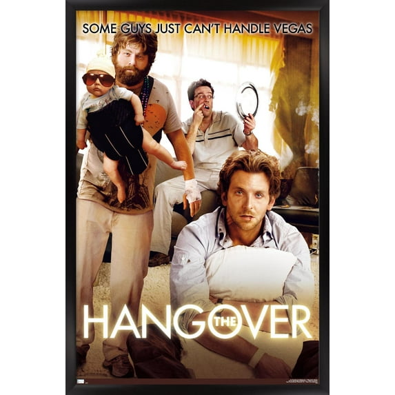 The Hangover - One Sheet Wall Poster, 22.375" x 34" Framed