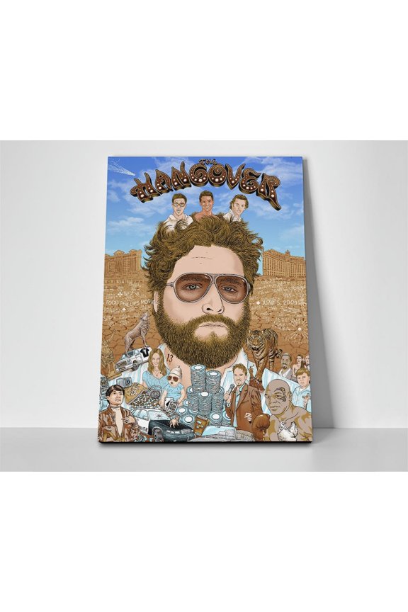 The Hangover Poster or Wrapped Canvas