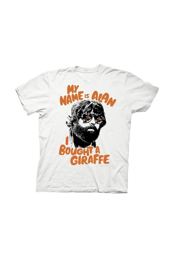 The Hangover T-Shirt My Name Is Alan I Bought A Giraffe Officially Licensed
