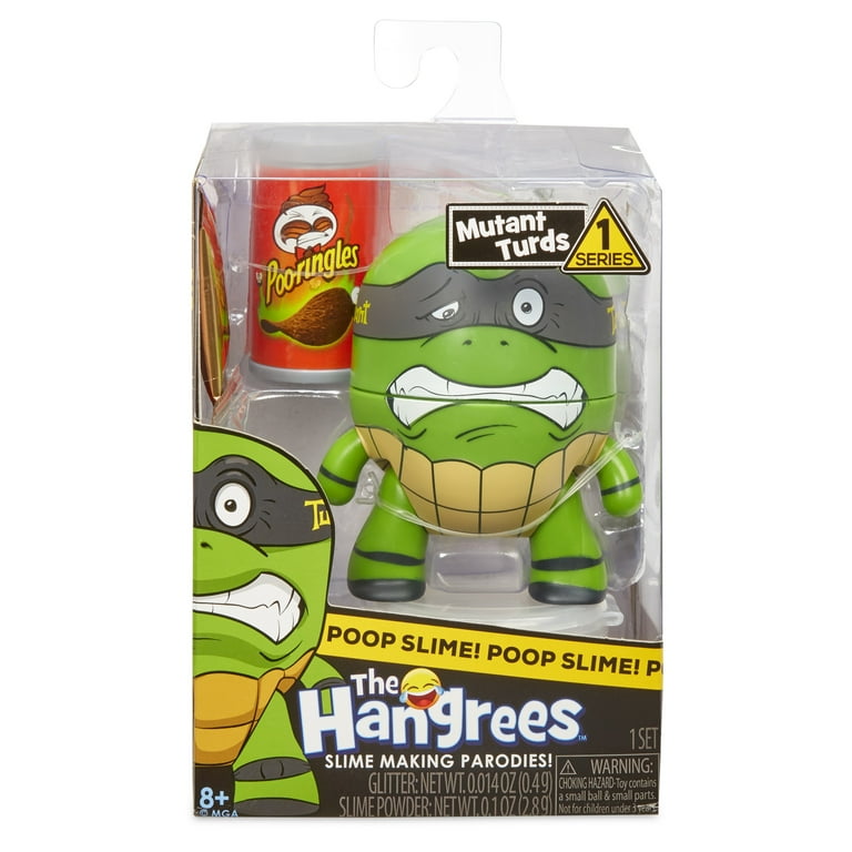 The Hangrees Mutant Turds Collectible Parody Figure with Slime