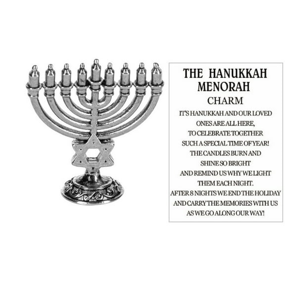 The Hanukkah Menorah Charm