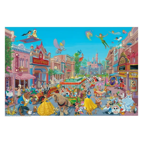 The Happiest Street on Earth by Manuel Hernandez inspired by Disneyland