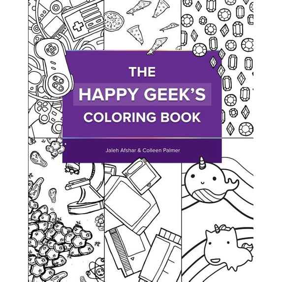 The Happy Geek's Coloring Book, (Paperback)