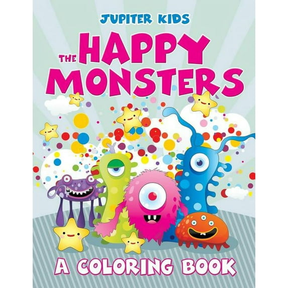 The Happy Monsters (A Coloring Book), (Paperback)
