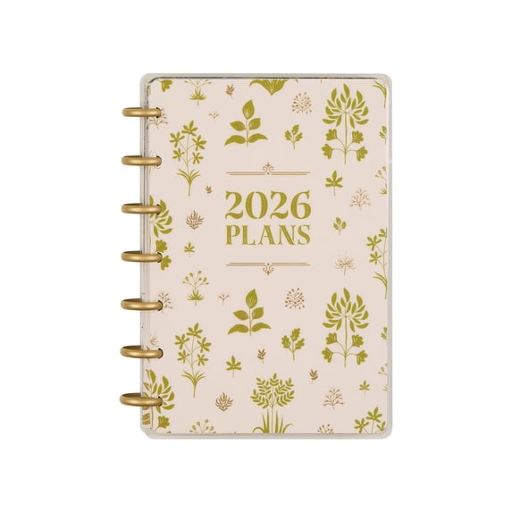 The Happy Planner 2026 Herbarium Customizable Planner – Mini (4.63″ × 7