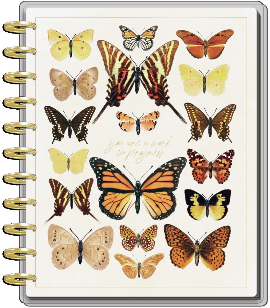 The Happy Planner Big 4 Month Undated Daily Planner Papillon Theme