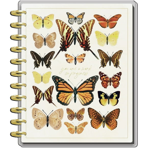 Happy Planner Big 4 Month Undated Daily Planner Notebook Papillon Theme