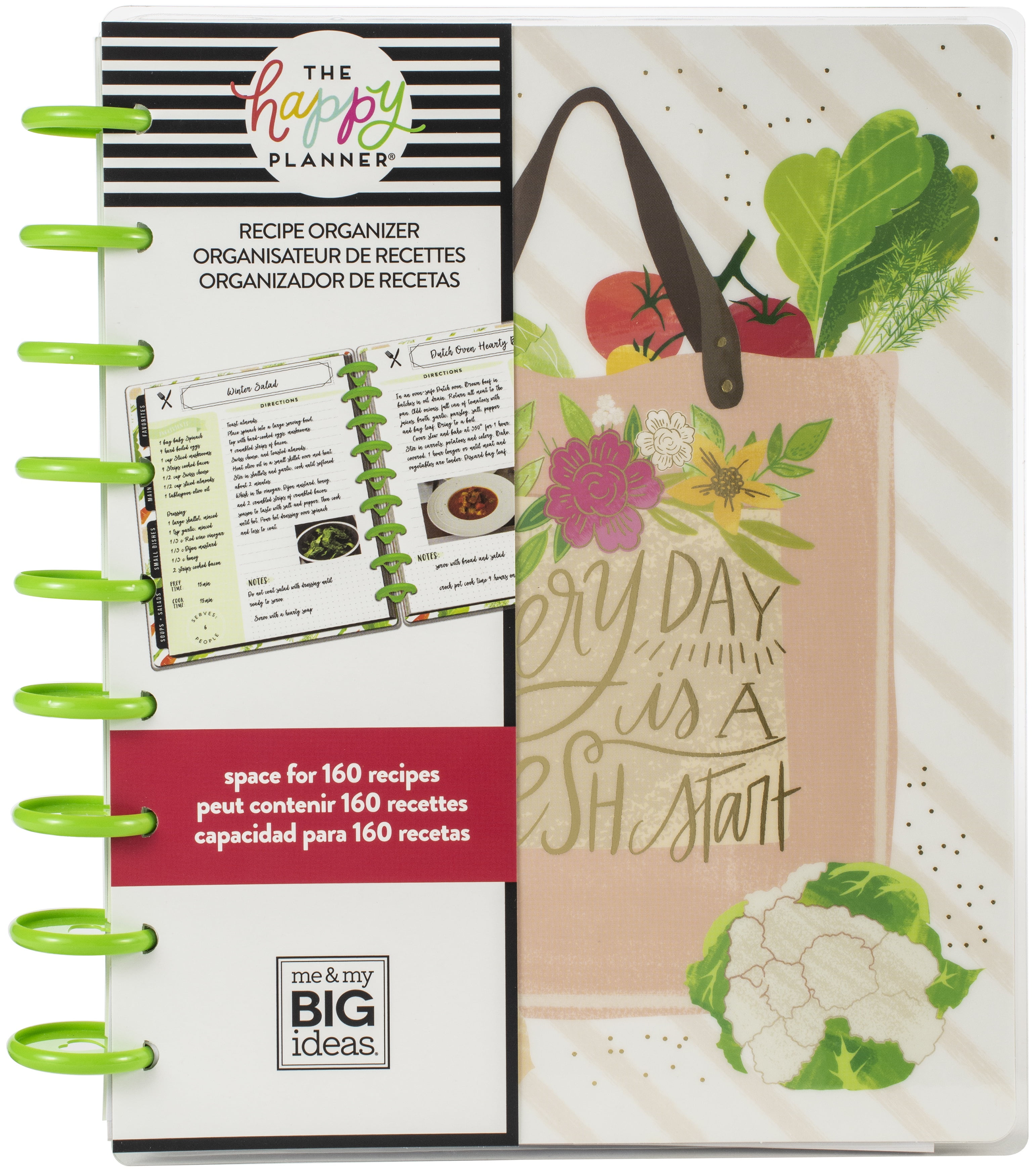 The Happy Planner® Classic Planner, Undated, Foodie Recipe Planner