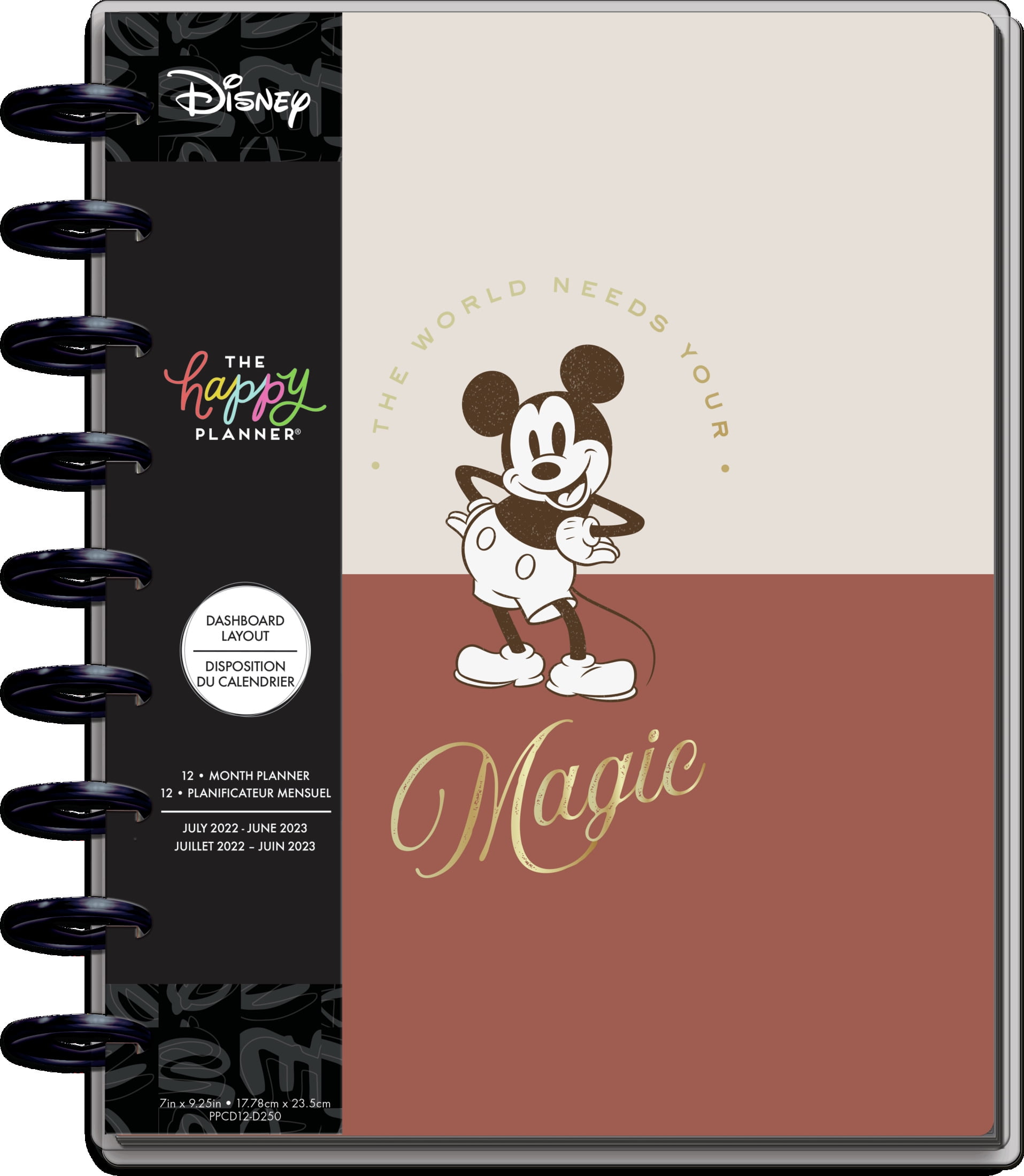 The Happy Planner Disney Mickey Mouse & Minnie Mouse Farmhouse Classic Planner Companion
