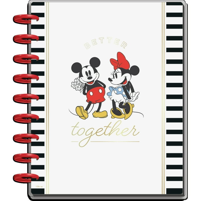 The Happy Planner, Disney, Mickey Mouse & Minnie Mouse Better Together Classic 12 Month Planner