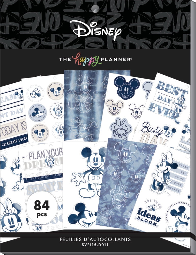 The Happy Planner Disney Modern Mickey Mouse & Minnie Mouse Value Pack Stickers - Big 263pcs