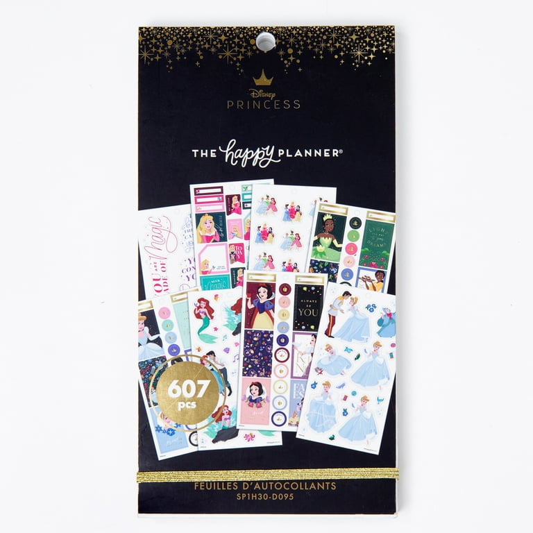 The Happy Planner® Disney© Princesses Sticker Value Pack, 30 Sheets, 607  Stickers by me & my BIG ideas