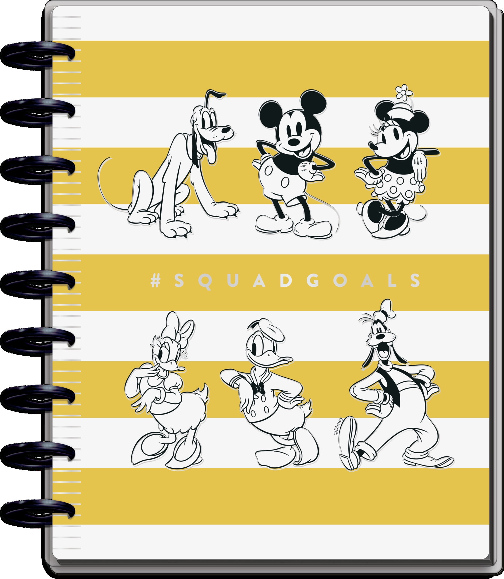 The Happy Planner, Disney, Squad Goals II Classic 12 Month Planner, 2022, 7.75"x 0.563"x 9.75"