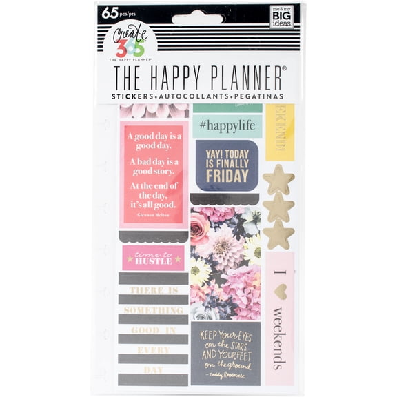 Happy Planner Stickers 5/Sheets Happy Life - Classic