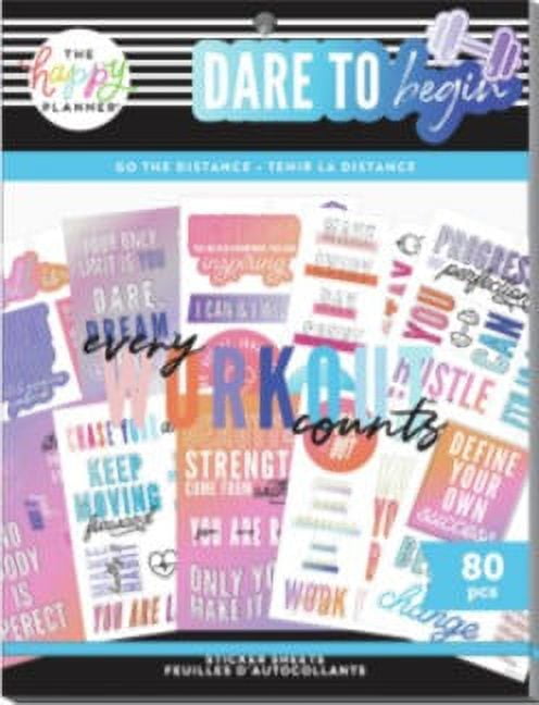 The Happy Planner Stickers Planners & Appointment Book, 9"x7", Multicolor, 80 Pages