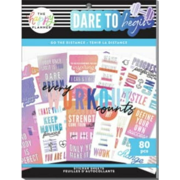 The Happy Planner Stickers Planners & Appointment Book, 9"x7", Multicolor, 80 Pages