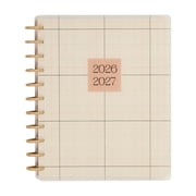 The Happy Planner Soft + Modern Big Teacher Planner, July 2026 June 2027, 12-Month Disc Bound Planner with Stickers & Bonus Months