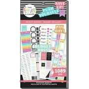 The Happy Planner Sticker Pack Bright Budget, 30 Sheets 1089 Stickers