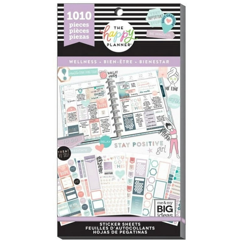 Healthy Living, Deluxe Kit (Glossy Planner Stickers)
