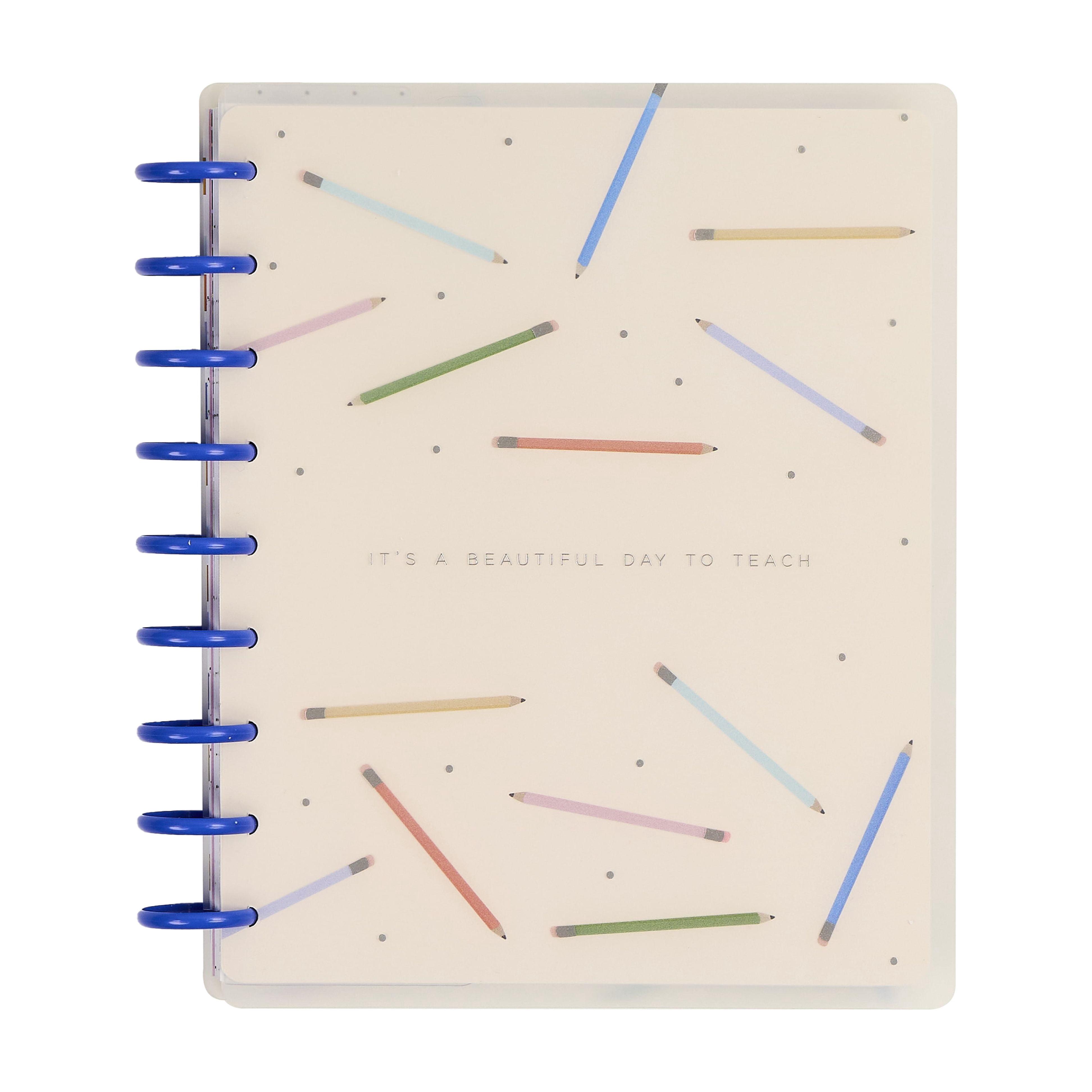 The Happy Planner Teacher Notes Classic Teacher Planner, July 2026–June 2027, 12-Month Disc Bound Planner with Stickers & Bonus Months