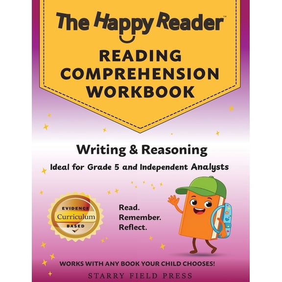 The Happy Reader Reading Comprehension Workbook, Grade 5: Writing & Reasoning, (Paperback)