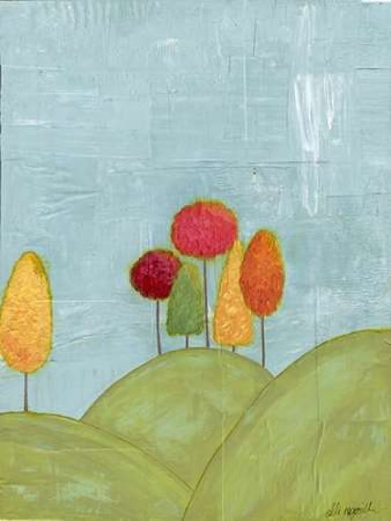 The Happy Right Forest Canvas Art - Alli Rogosich (18X24)