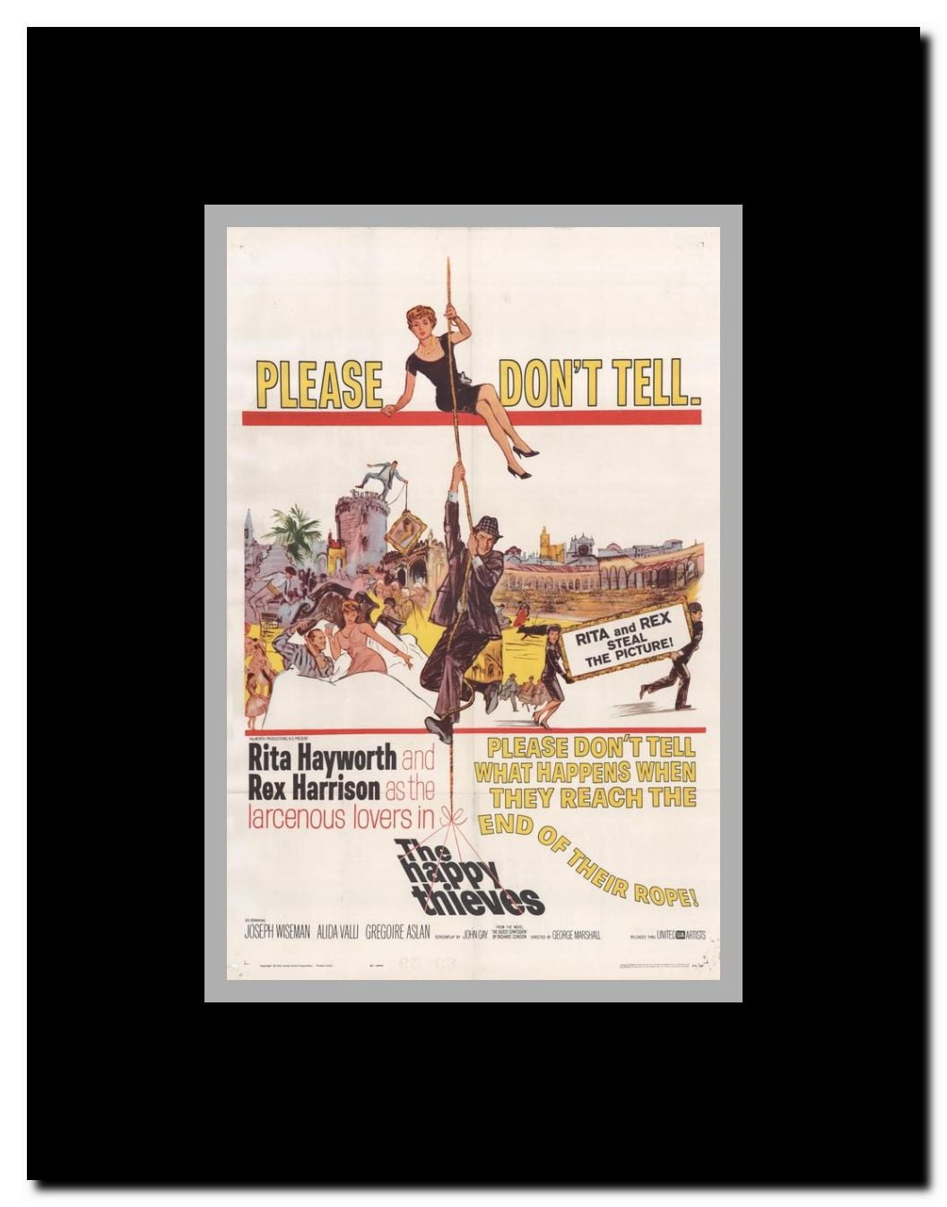 The Happy Thieves Framed Movie Poster
