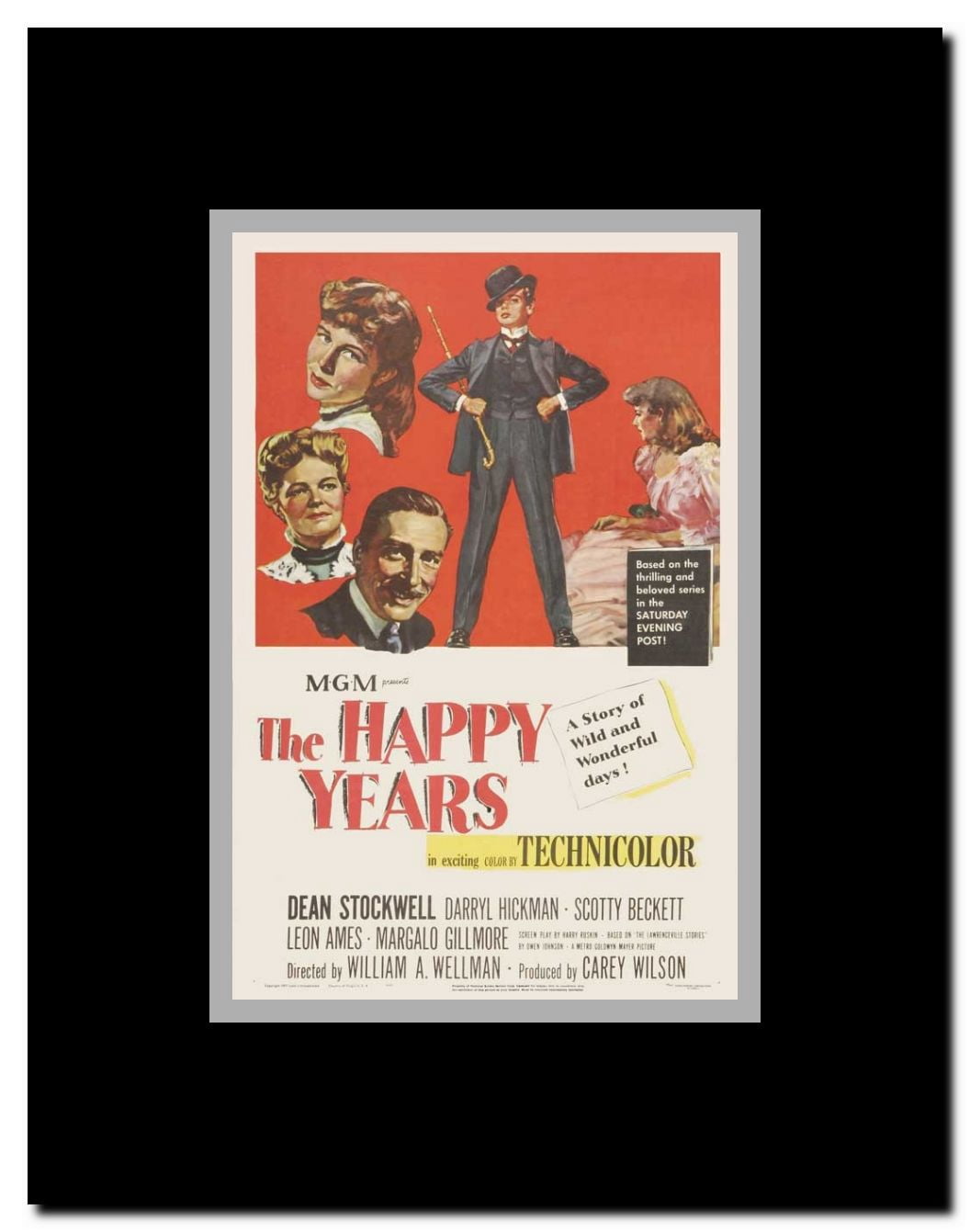 The Happy Years Framed Movie Poster