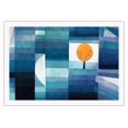 thumbnail image 1 of The Harbinger of Autumn - From an Original Cubism Abstract Painting by Paul Klee c.1922 - Fine Art Rolled Canvas Print 27in x 40in, 1 of 4
