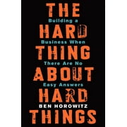 The Hard Thing about Hard Things, (Hardcover)