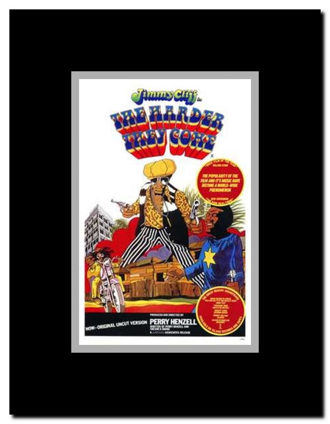 The Harder They Come Framed Movie Poster