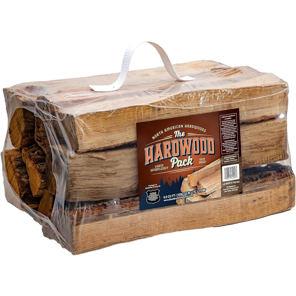 The Hardwood Pack KilnDried Firewood 0.6 Cubic Feet