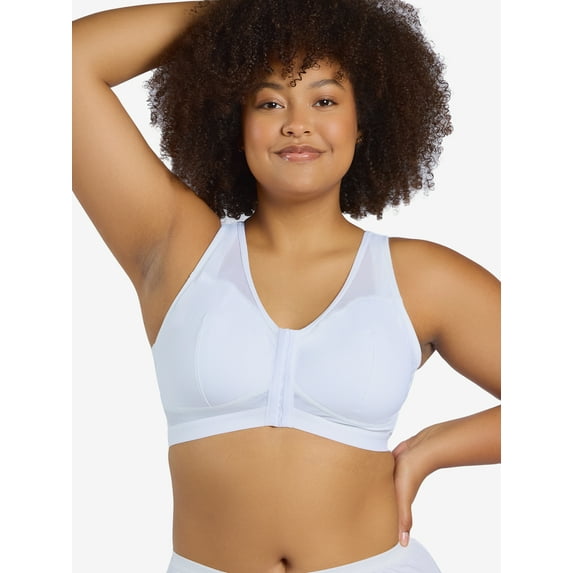 Leading Lady, The Harper, Wireless Bra, Front Close, Breathable Mesh Back, Full Coverage, Soft Support, Ultra Lightweight (Women's & Women's Plus)
