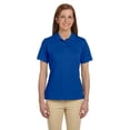 thumbnail image 1 of The Harriton Ladies 6 oz Ringspun Cotton PiquÃƒÂ© Short Sleeve Polo Shirt - TRUE ROYAL - M, 1 of 2