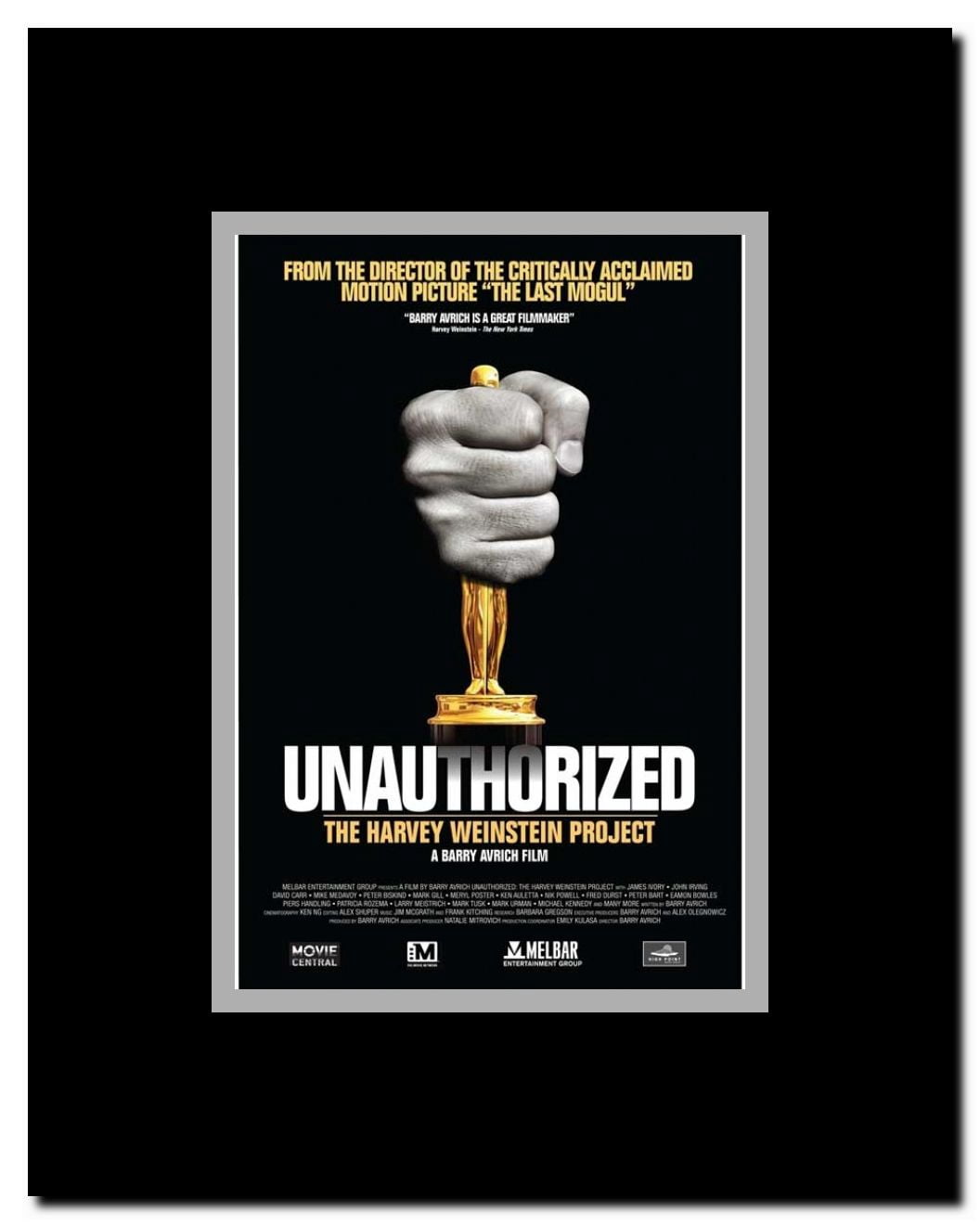 The Harvey Weinstein Project Framed Movie Poster