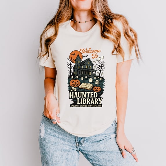The Haunted Library - Women's Short Sleeve Tee