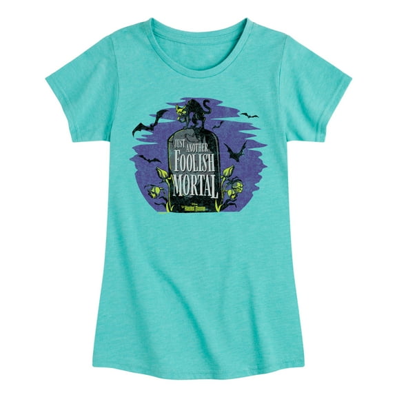The Haunted Mansion - Another Foolish Mortal - Toddler & Youth Girls Short Sleeve Graphic T-Shirt