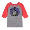 thumbnail image 1 of The Haunted Mansion - Another Foolish Mortal - Toddler & Youth Raglan Graphic T-Shirt, 1 of 6