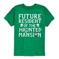 thumbnail image 1 of The Haunted Mansion - Future Resident Of The Haunted Mansion Tomb - Toddler & Youth Short Sleeve Graphic T-Shirt, 1 of 5
