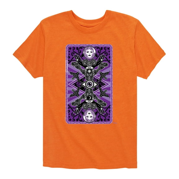 The Haunted Mansion - Haunted Mansion Tarot Card - Toddler & Youth Short Sleeve Graphic T-Shirt